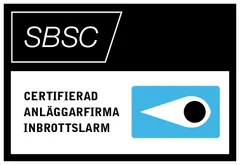 SBSC:s certifieringsmärke för inbrottslarm